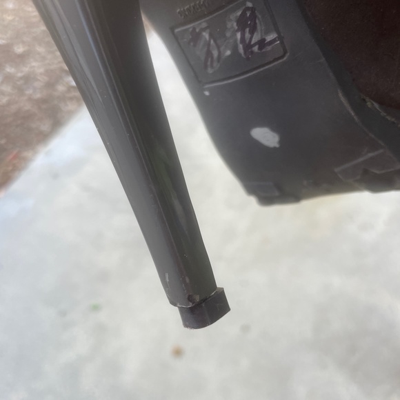 XHILARATION HIGH HEELED PLATFORM HIKING LACE UP BOOTS - Picture 9 of 11